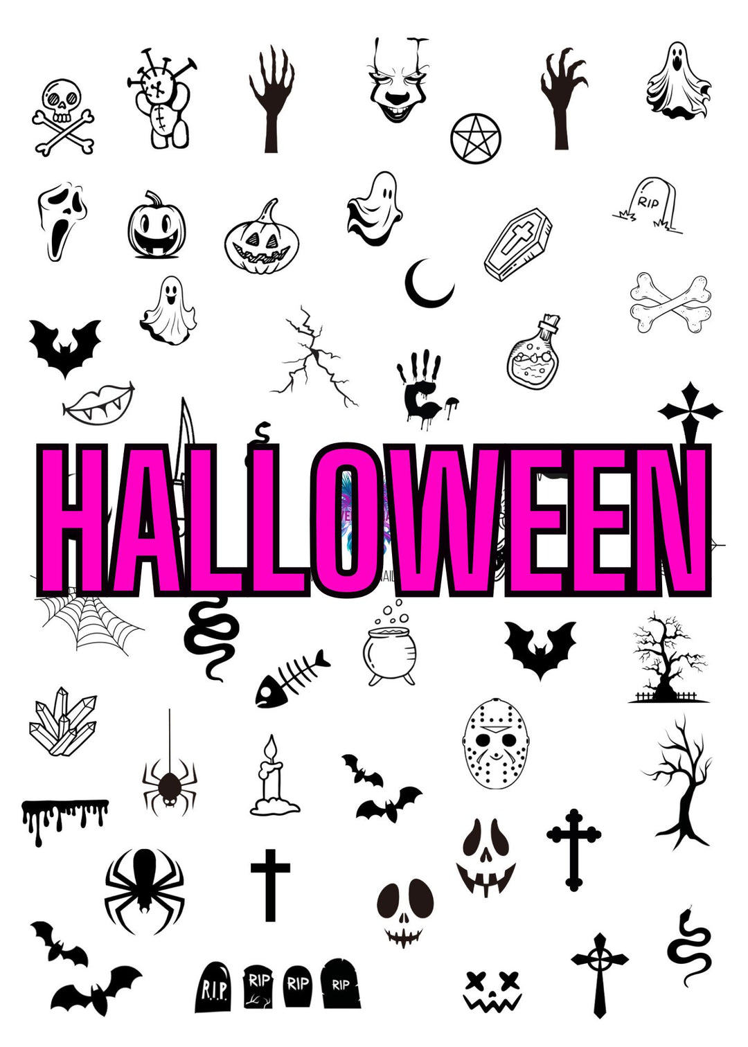 Laminated Nail Art Practice Sheet Booklet – Seventy7 Nail Decals