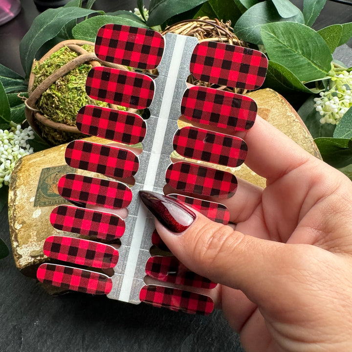 Nail Polish Wraps - Fuzzy Flannel