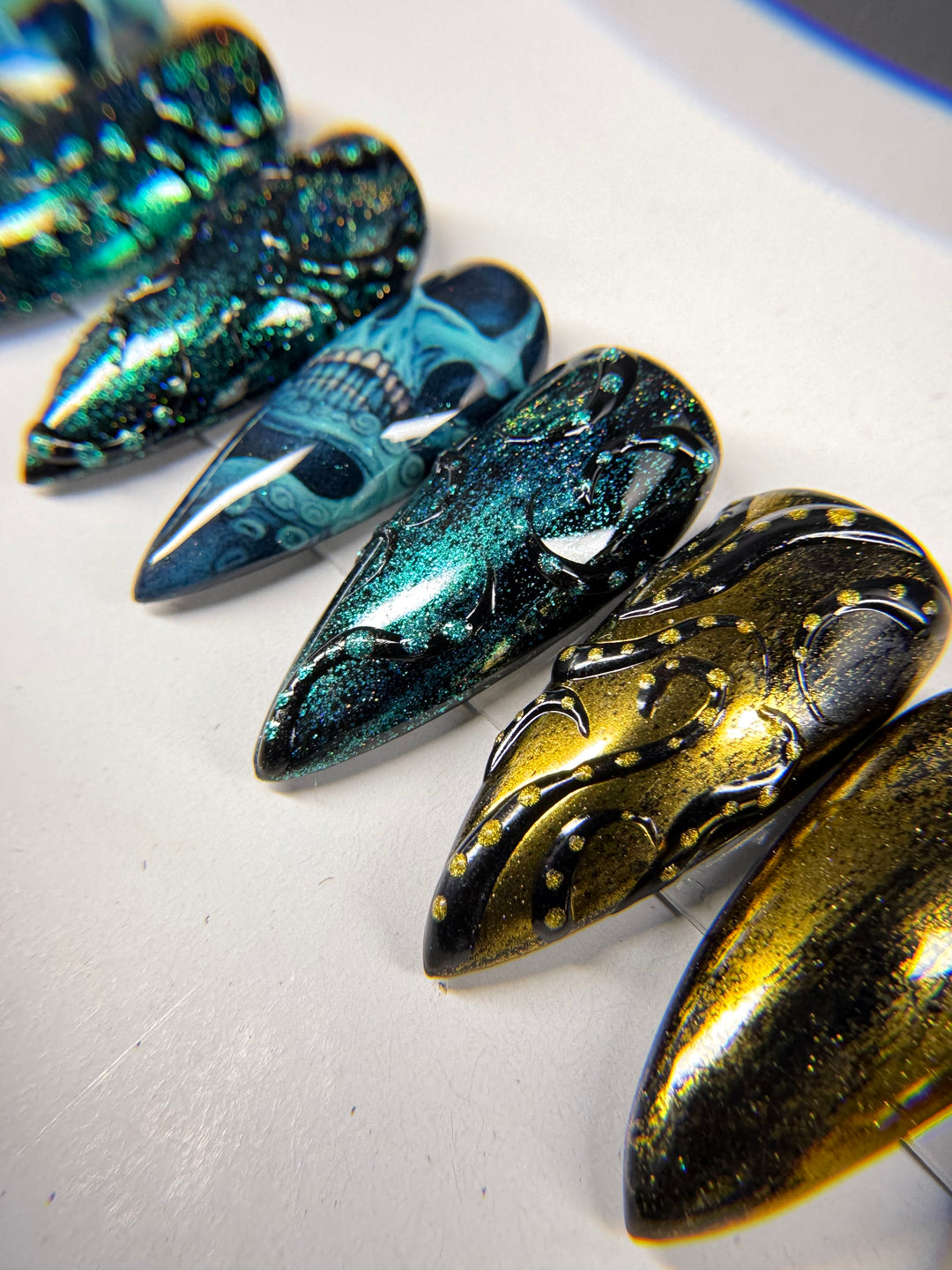 Custom Luxury Press On Nails - Release The Kraken