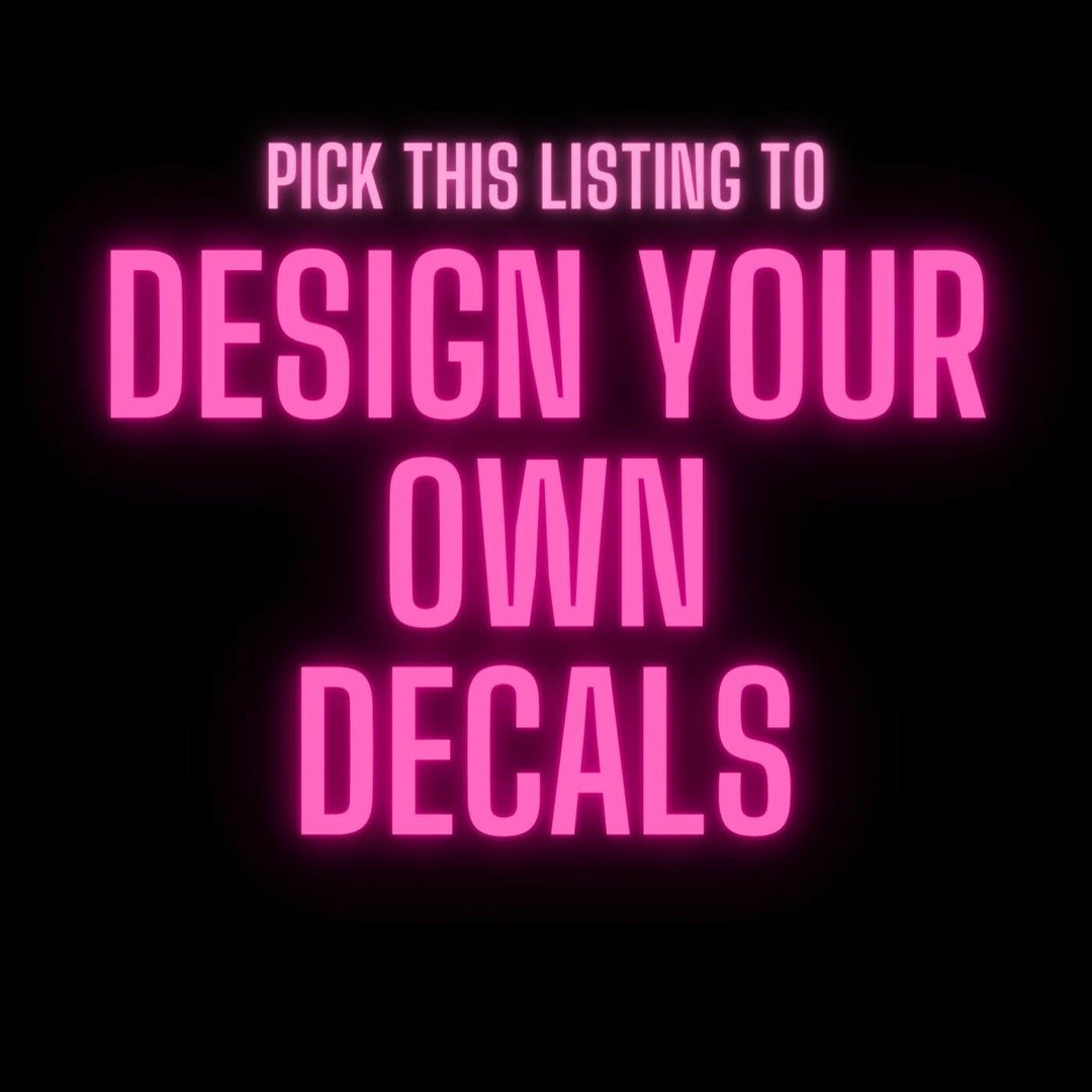 Design Your Own Decals - Seventy7 Nail Decals